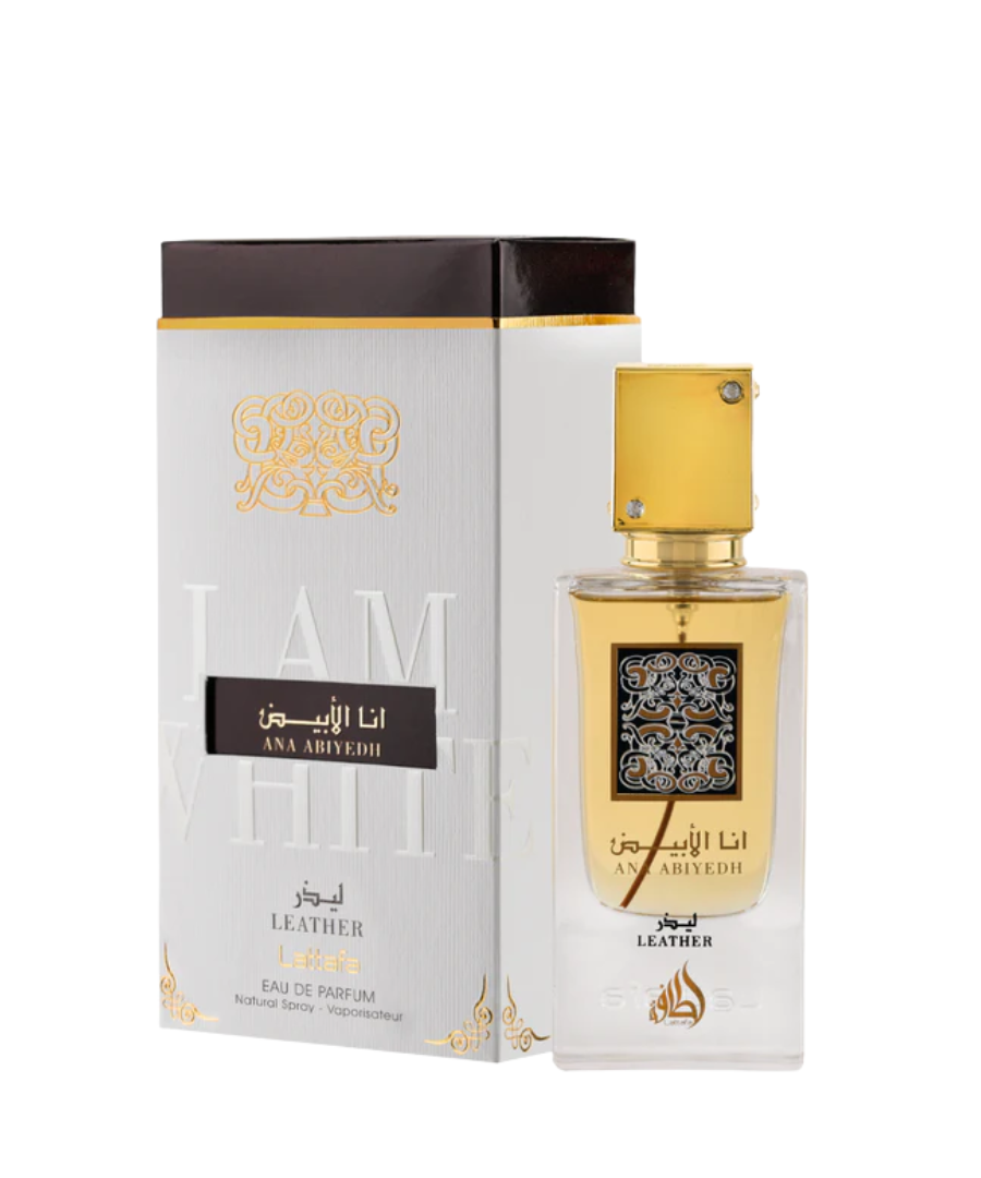 White Minimalist Product Instagram Post (21) Lattafa Ana Abiyedh Leather Eau De Parfum 60ML Unisex