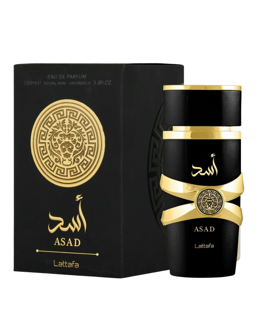 White Minimalist Product Instagram Post (48) Lattafa Asad Eau De Parfum 100ML - Caballero