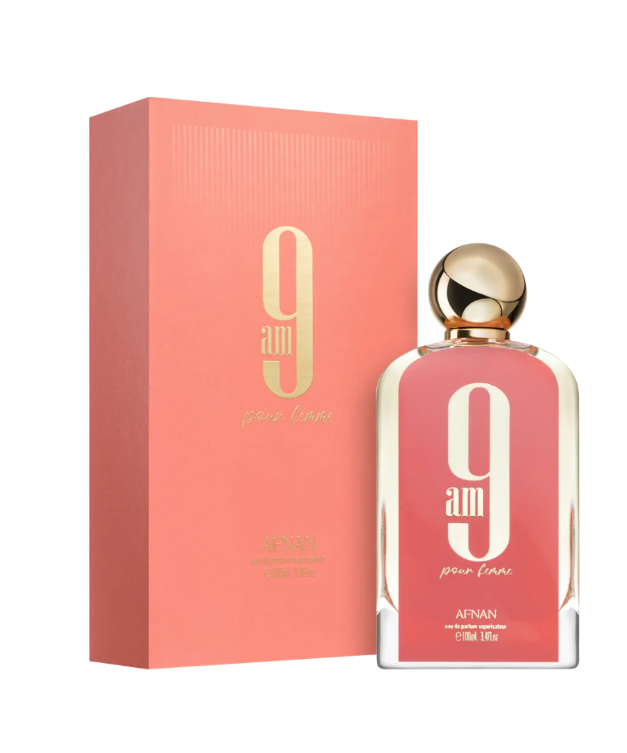 9 AM Pour Femme AFNAN Eau De Parfum 100ML Mujer